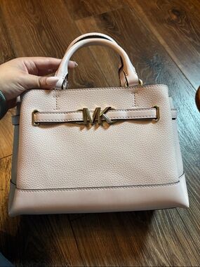Michael Kors Reed Satchel Small - Powder Blush Pink